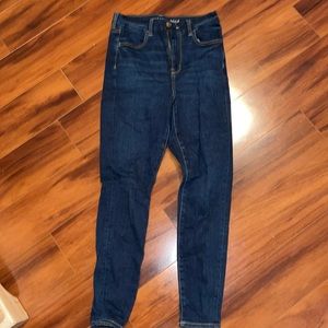 Curvy Super High Rise Jegging Dark Blue